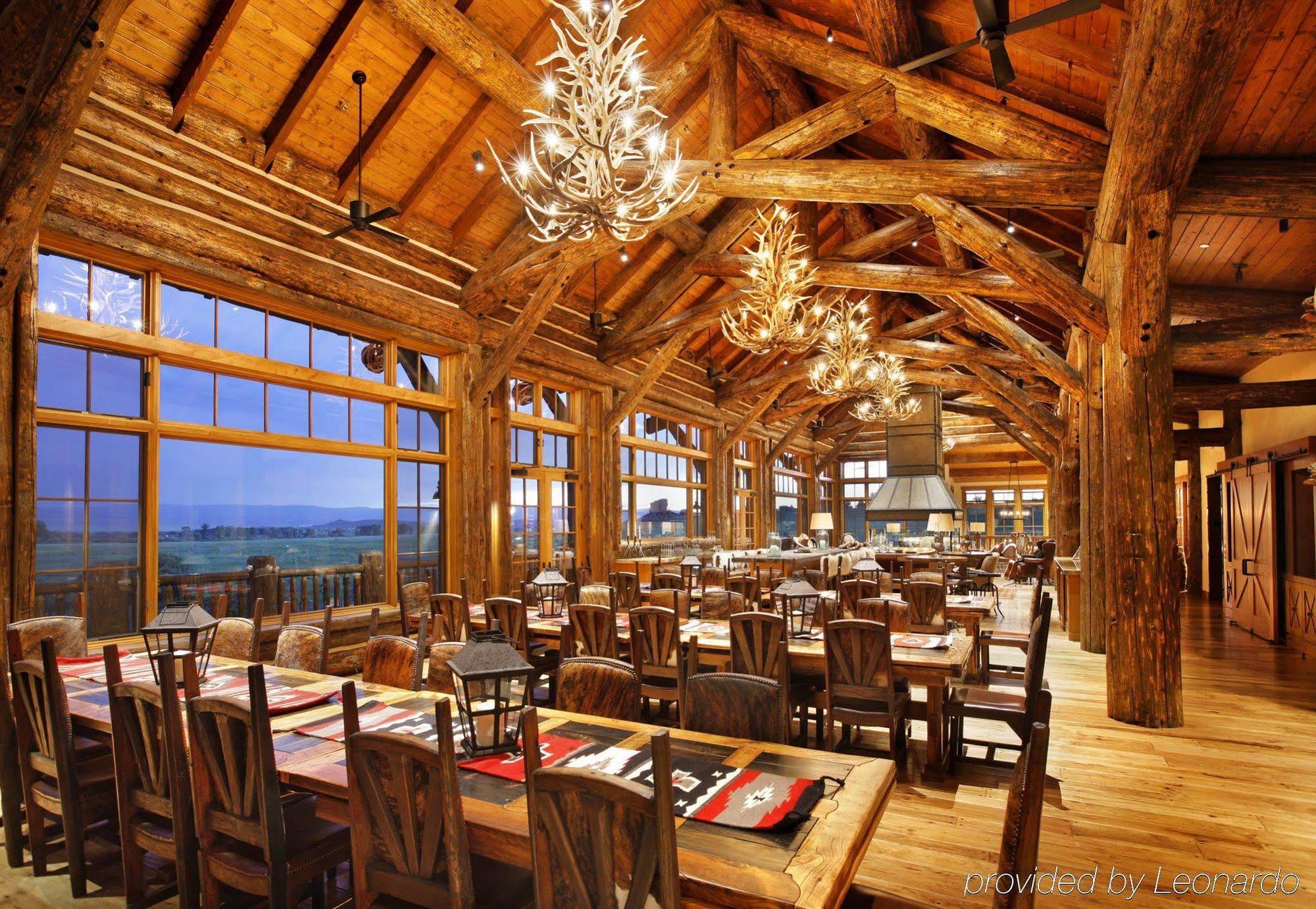 The Lodge & Spa At Brush Creek Ranch Saratoga Εστιατόριο φωτογραφία